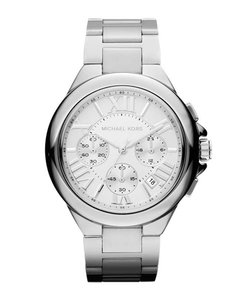 michael kors uhr silber armbandsilber|Michael Kors silver designer watches.